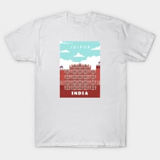 Jaipur, India. Retro travel poster T-Shirt